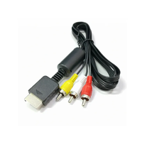 Câble audio-vidéo 1,8 m vers 3 RCA AV pour console PS2 PS3, câble vidéo AV pour téléviseur, câble vidéo pour PS2