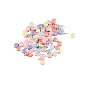 Colorful Mixed Cream Star Heart Acrylic <b>Loose</b> <b>Beads</b> For Jewelry Making DIY Handmade Accessories Straight Hole - Product Image 5