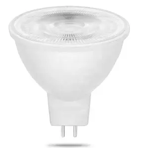 Sıcak Spot ışık 5W 6W 7W Led ampul ray lambası ampul Lens COB 3000K sıcak beyaz Light ampul DOB