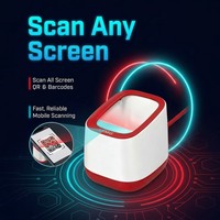 Escáner de Código de Barras de Escritorio UMG-FS31 con Detección Automática, Lector USB de Códigos QR 1D y 2D para Pagos Móviles y Cajas de Supermercado