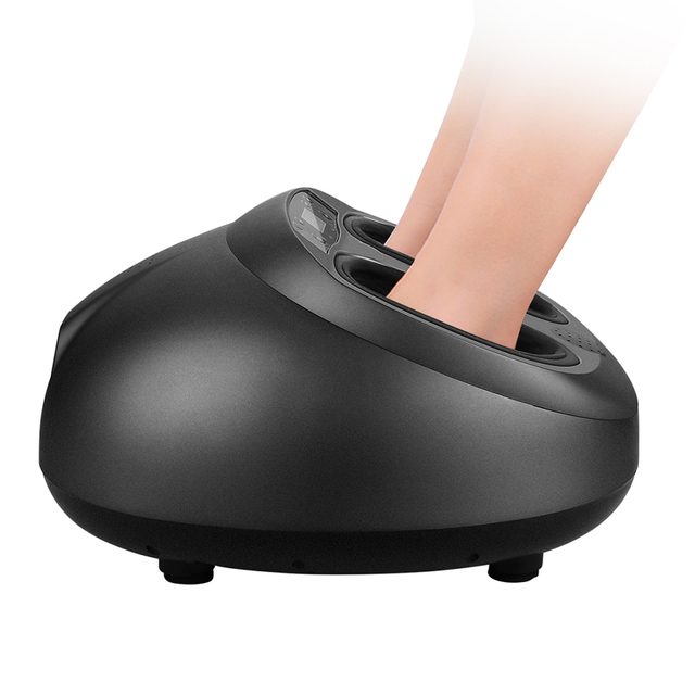 Shiatsu Infrared Electric Heating Foot Massager with Vibrating & Deep Kneading Timing Control ABS Material