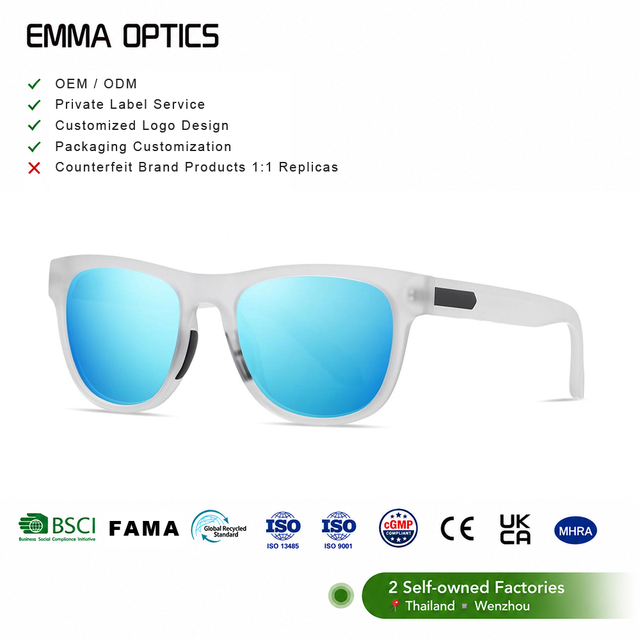 Polarized Sport Sunglasses UV400 Custom Logo Wrap Around Fashion Sun Glasses for Cycling Running Fishing Men Women