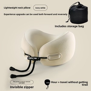 Bán chạy nhất hình chữ U Bộ nhớ bọt du lịch gối chống bụi Mite Thiết kế vỏ trứng cho cột sống cổ tử cung Hỗ trợ máy bay ngủ trưa - Product Image 5