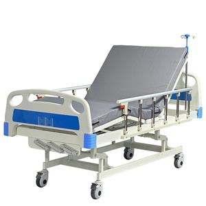 Fournitures médicales Équipements médicaux et <span class=keywords><strong>accessoires</strong></span> Santé 3 manivelles <span class=keywords><strong>Lit</strong></span> d'hôpital <span class=keywords><strong>pour</strong></span> patient - Product Image 4