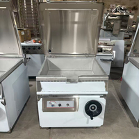 Chaudière à bascule à double enveloppe / Machine de cuisson à bascule à gaz, machine à braiser, wok, machine à frire