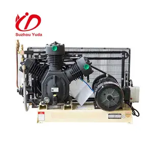 Suzhou Yuda PET soplado industria uso media alta presión 20bar 30bar 40bar máquina de compresor de aire de tornillo para la venta