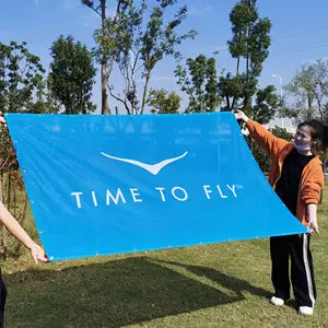 Banner de publicidade em tecido de poliéster personalizado para palco, banner de malha para cenário, banner grande em tecido