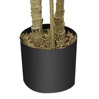 Ficus Lyrata Artificiel à Toucher Réel, Plante Artificielle en Pot, Style Nordique, Grand Arbre Ficus pour Salon, Décoration Intérieure