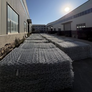Keranjang Gabion Lima Putaran, Jaring Pelindung Jatuhnya Batu 1x1x1m, Kasur Sungai Galvanis, Jaring Kawat Anyaman, Kotak Batu, Keranjang Batu - Product Image 4