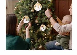 Handmade Santa Shape Wooden Christmas Ornaments Silk Screen Printed Christmas <b>Tree</b> Party Holiday Decorations Diy Wood Pieces - Product Image 6