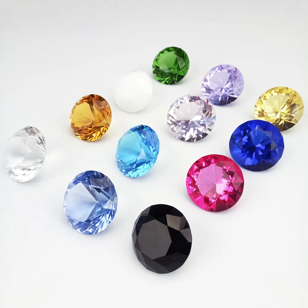 3D bunte Dekoration Zubehör Crystal Diamond Brief besch werer für Valentinstag Geschenk