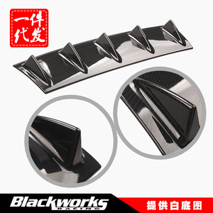 Alerón de Techo K-Tuned de Plástico con Cinta Adhesiva 3M, Deflector Universal para Automóvil - Product Image 3