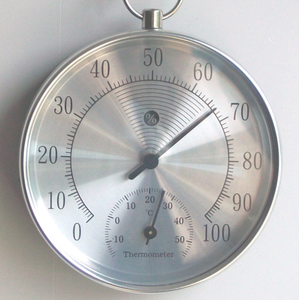 Geslonlab HSGC-025 10CM Horloge murale d'intérieur <span class=keywords><strong>Thermomètre</strong></span> et hygromètre Anneau suspendu Thermohygromètre - Product Image 5
