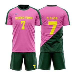 Conjunto de Camiseta de Fútbol Personalizada con Transferencia Térmica, Transpirable y de Secado Rápido, con Impresión de Logotipo, Nombre y Número, Uniforme de Entrenamiento y Partido de <span class=keywords><strong>Equipo</strong></span>, Manga Corta - Product Image 3