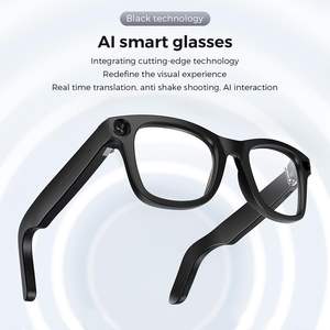 Lunettes Intelligentes avec Traduction en Temps Réel, Assistant de <span class=keywords><strong>Chat</strong></span> IA, Caméra 8MP 3200W Pixels, Vidéo 1200P, Double Micros et Haut-parleurs - Product Image 1