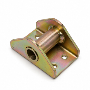 Pièces d'outillage de câblage télécom OEM personnalisées en acier Q235, ensemble d'ajustement supérieur estampé, plaqué zinc doré, résistant à la corrosion - Product Image 1