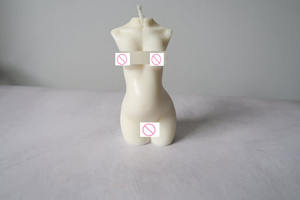 Magnifique bougie parfumée en cire de soja, pour femmes enceintes, en forme de corps, idée <span class=keywords><strong>cadeau</strong></span>, 1 pièce - Product Image 5