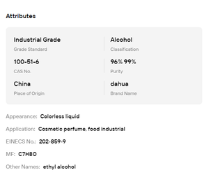 Etanol de Grado Perfumado, Alcohol Etílico para la Producción de Fragancias y Perfumes, Materia Prima - Product Image 6