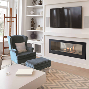 <span class=keywords><strong>Cheminée</strong></span> murale encastrée Bio Fuel <span class=keywords><strong>Cheminée</strong></span> <span class=keywords><strong>à</strong></span> <span class=keywords><strong>éthanol</strong></span> suspendue en acier pour le salon - Product Image 2