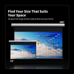 Vente en gros Wupro/OEM 100 pouces <span class=keywords><strong>écran</strong></span> <span class=keywords><strong>de</strong></span> <span class=keywords><strong>Projection</strong></span> électrique déroulant 16:9 contrôle intelligent <span class=keywords><strong>4K</strong></span> <span class=keywords><strong>écran</strong></span> <span class=keywords><strong>de</strong></span> <span class=keywords><strong>projection</strong></span> <span class=keywords><strong>motorisé</strong></span> en cristal noir - Product Image 4