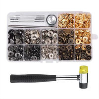 Kit de rivets de cuir et d'outils en métal, ensemble complet, meilleures ventes,