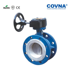 Válvulas de Mariposa de Brida de Turbina de Hierro Fundido con Asiento Suave de Gran Diámetro, Venta al por Mayor de Fábrica, Ventilación Manual - Product Image 4