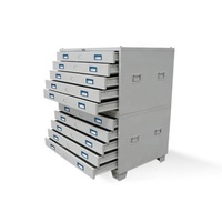 Armoire à dossiers en acier A0 A1 à plusieurs tiroirs pour le rangement de plans et de plans d'ingénierie Armoire à dossiers en acier