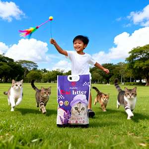 ดงไนพีทส์ ทรายแมวแบบย่อยสลายได้ ขนาด 8 กก. เป็นมิตรต่อสิ่งแวดล้อม กำจัดฝุ่นได้ 99% ควบคุมกลิ่น ดูดซับเร็ว จับตัวเป็นก้อน สีขาวและสีเทา - Product Image 1