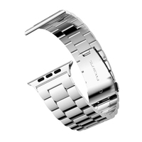 Ремешок из нержавеющей стали для часов, металлический браслет для Apple Watch Ultra Series 8 7 6 5 4 3 2 SE, 38 40 41 42 44 45 49 мм