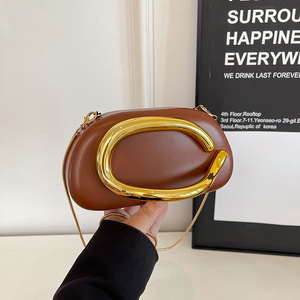 Custom 2026 New PU Portable Clutch Bags Fashion Women's Small <b>Square</b> Chain Crossbody Shoulder Evening Bag Zipper Polyester - Product Image 3