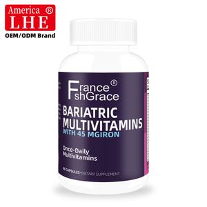 Multivitamínico Bariátrico Personalizado con Extractos de Plantas, Apoya la Energía, la Inmunidad y la Recuperación, Cápsulas de Multivitamínico Bariátrico, 90 Cápsulas - Product Image 1