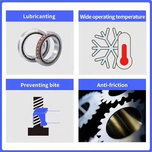 8 Oz personnalisé. Bouteille avec brosse en céramique extrême anti-friction blanc anti-grippage graisse pour pièces de frein - Product Image 3