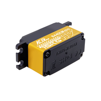 Servomoteur programmable AGFRC B44DLM V2 à profil bas, 15 kg de couple élevé, 0,17 seconde de vitesse élevée, engrenage en titane HV, servo numérique DC pour voiture RC