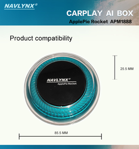ApplePie Rocket CarPlay AI Box CarPlay sans fil Android Auto <span class=keywords><strong>YouTube</strong></span> 8+128 5G LTE GPS WIFI Chevrolet Peugeot Citroën Chrysler - Product Image 2