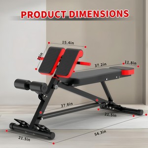 Banc de musculation multifonctionnel en acier CZFIT avec support pour barre, banc d'entraînement pliable et abordable pour la remise en forme - Product Image 2