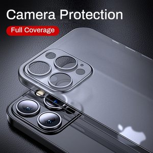 Vente en gros d'étui de téléphone portable mat antichoc ultra fin en PP pour 11-14 Pro/X/XS/Max/7/8/Plus Housse de protection - Product Image 3