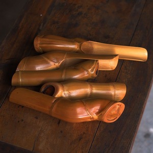 Bamboo Tea Scoop Tortoise Shell Bamboo Handmade Traditional Chinese Kung Fu Tea Accessory For Afternoon Tea - Product Image 1