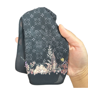 حجاب شيفون ماسي فاخر ناعم الملمس شالات تصاميم مطبوعة وتصاميم مصبوغة وشاح للبيع بالجملة - Product Image 3