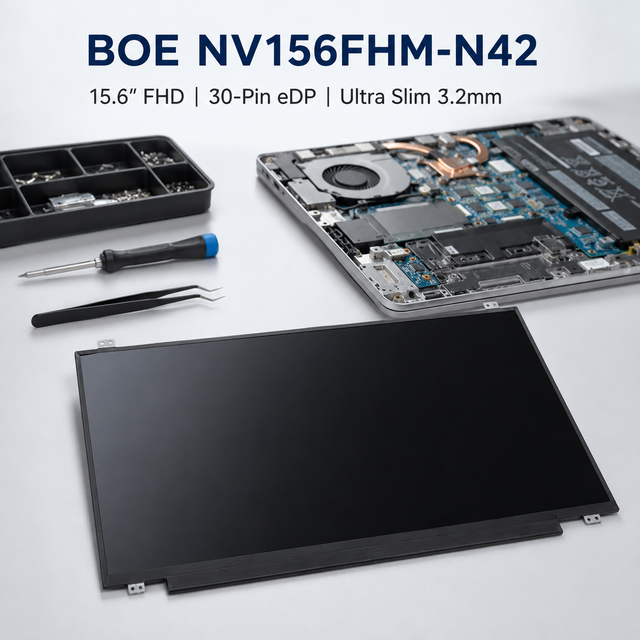 High Quality Original BOE NV156FHM-N42 LCM 15.6" FHD 120Hz MEMC Industrial LCD Module EDP Interface HMI/PLC System Integrators