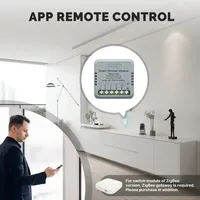 Interruptor Inteligente Mini DIY MOES Star Ring para ZigBee/WiFi, Módulo de Interruptor de Luz/Regulador, Control Remoto, Compatible con Alexa y Google Home, IP20, 250V AC