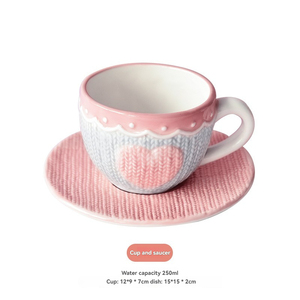 Nuevas Tazas de Café, Tazas de Café para Parejas de Navidad y Acción de Gracias, y Tazas de Café Urbanas con Plato - Product Image 2