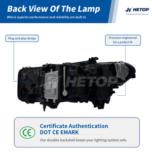 ไฟหน้ารถยนต์ HETOP US G30 <span class=keywords><strong>LED</strong></span> รุ่นปี 2017-2023 ซีรีส์ <span class=keywords><strong>5</strong></span> อัพเกรดไฟ DRL สามสี สไตล์ Ikon แบบเสียบปลั๊กใช้งานได้ทันที สำหรับ BMW - Product Image 5