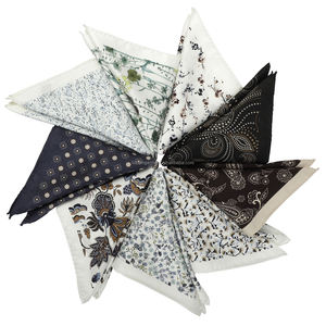 Digital Printed Paisley Floral Dot 32cm Silk Handkerchief <strong>Scarf</strong> <strong>Men</strong> Fashionable Wedding Party Suit Tie Pocket Square Gift Quick - Product Image 3