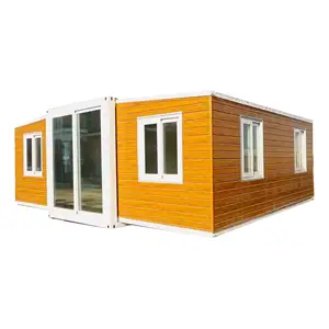 Folding Expandable Container House 20FT 30FT 40FT USA Amazon Warehouse Hot Selling Products 2 Bedroom Wet Dry Separation Toilet