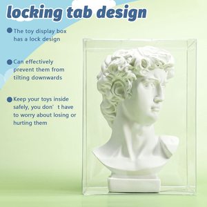 Bán buôn PCV <span class=keywords><strong>Pet</strong></span> hình chữ nhật rõ ràng bao bì nhựa hộp nhựa hiển thị đứng bảo vệ hộp bao bì trong suốt hộp - Product Image 5