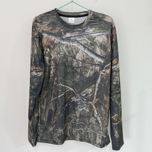 T-shirt de <span class=keywords><strong>chasse</strong></span> d'été à manches longues pour hommes-T-shirt en polyester-Chemises de <span class=keywords><strong>chasse</strong></span> de camouflage en chêne-Vêtements de <span class=keywords><strong>chasse</strong></span> d'été-Camo - Product Image 1