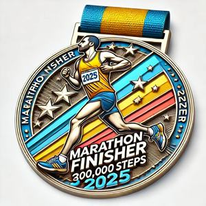 Medalla Deportiva de Metal en Blanco para Personalizar, Medalla de Oro 2D/3D para Maratón, Taekwondo, Natación, Venta al Por Mayor - Product Image 4