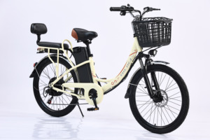 <span class=keywords><strong>Bicicleta</strong></span> Eléctrica Urbana con Envío Gratuito, <span class=keywords><strong>Bicicleta</strong></span> Eléctrica de 48V para <span class=keywords><strong>Mujer</strong></span>, 350W, <span class=keywords><strong>Bicicleta</strong></span> Eléctrica Híbrida Todoterreno, <span class=keywords><strong>Bicicleta</strong></span> Eléctrica de Acero con Alto Contenido de Carbono para Damas - Product Image 4
