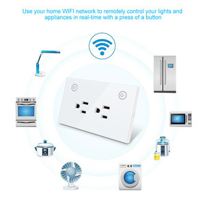 2025 nuovo sistema di automazione domestica versione noi Tuya Smart Wifi presa 2CH WiFi Smart presa a muro PST-SM-PW801 - Product Image 6