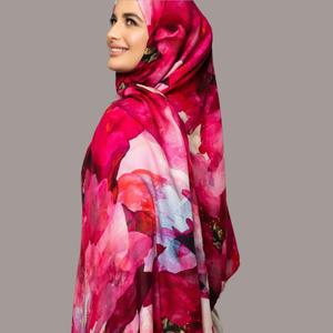 Women's Muslim <b>Print</b> Modal Hijab Custom Logo Luxurious Scarf Customizable Soft <b>Islamic</b> Fashion Comfortable Stretchy - Product Image 1